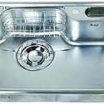 حوض المطبخ الكورى 75 × 50 سم بالصرف و المشتملات HENZ KOREA إستانلس Made In Korea